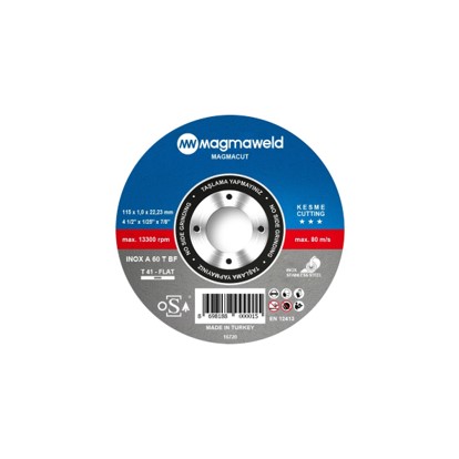 Magmacut Cutting Disc – INOX | 115 x 1.0 x 22 (mm) (Pack of 25)