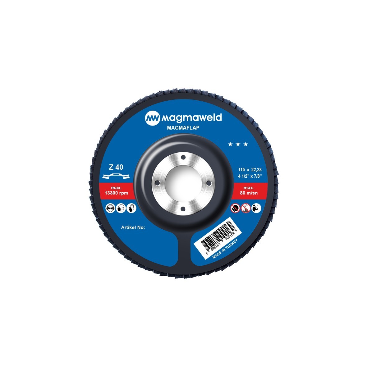 Magmaflap 40 Grit-ZR (Pack of 10)