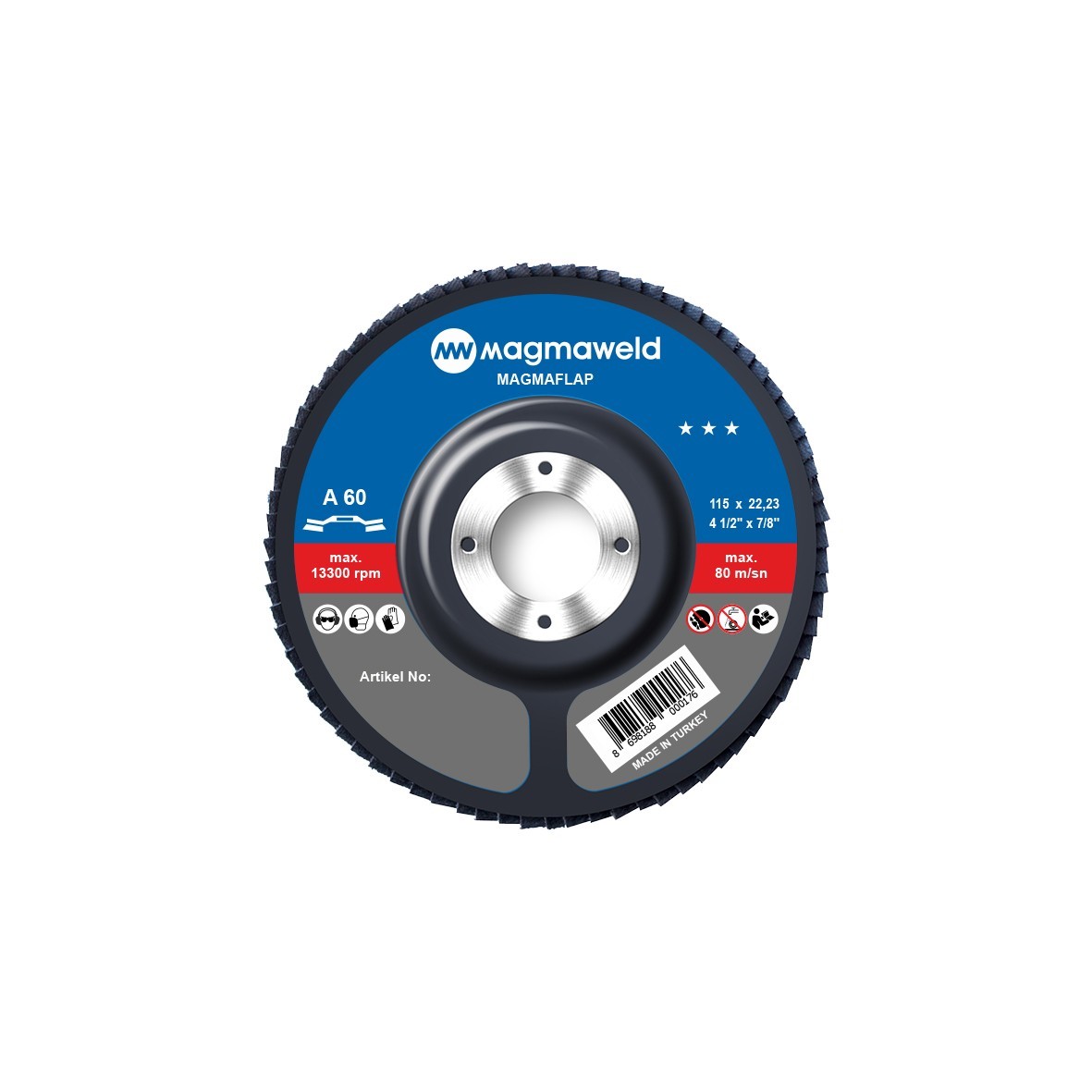 Magmaflap 60 Grit-AO (Pack of 10)