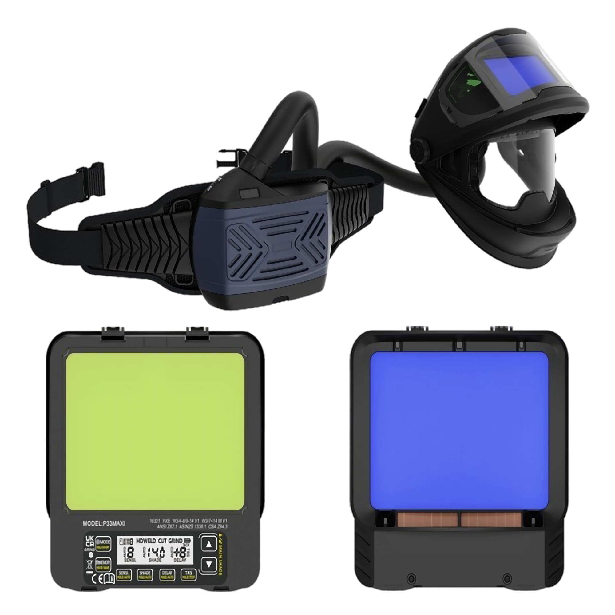 Automatic Welding Helmet Set